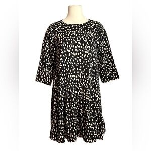 Hayden Small Black‎ and white  Dress
